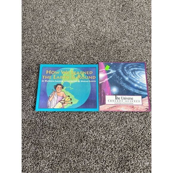 How we learned the earth is round and The a universe concept Science set of book - Picture 1 of 5